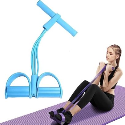 Tummy trimmer | tummy trimmer for men & women -Abdominal| Slimming Waist Trimmer Workout | belly fat exercise equipment | tummy fat burner |abs workout equipment| stomach exercise equipment | pull reducer | Fitness Bands. - Image 11